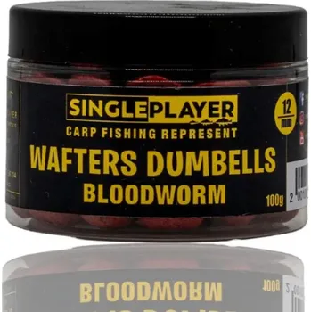 Boilies SINGLEPLAYER Wafters Dumbells Bloodworm 12mm 100g SINGLEPLAYER Wafters Dumbells Bloodworm 12mm 100g