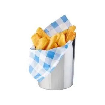 Servírovací nádoba zkosená 9,5 cm nerez