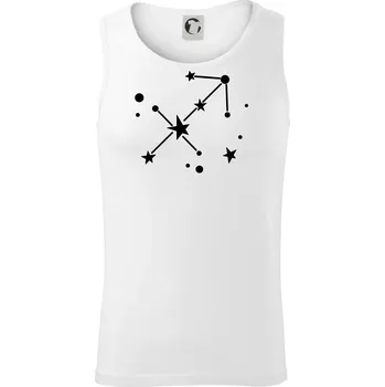 Souhvězdí - Sagittarius - Střelec - Tílko pánské Core - 2XL ( Bílá )