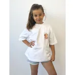 Dívčí bílé tričko VSB CAPYBARA, VELIKOST DĚTI 86-92
