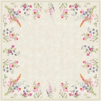 Papírový ubrousek Ubrus 84 x 84 cm Dunisilk FLORET (20&nbsp;ks)