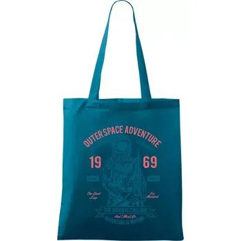 Outerspace Adventure 69 - Taška bavlněná - 42 x 38 cm ( Petrolejová )