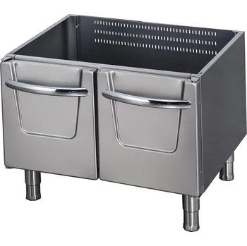 Podstavec pod monitor Skříňka pro vysoké zatížení - vhodná pro dvojité skříně - s dveřmi - hloubka 70 cm | Maxima, 09397001