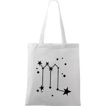 Souhvězdí - Scorpio - Štír - Taška bavlněná - 42 x 38 cm ( Bílá )