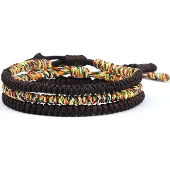 Náramek Ručně pletený vrstvený náramek | módní doplněk, ochranný náramek - Styl 19