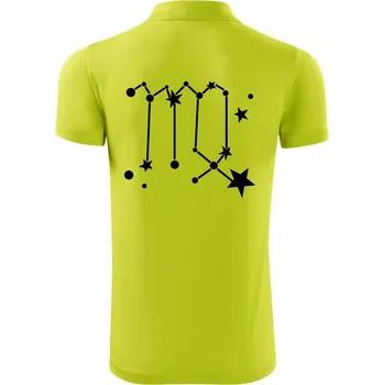 Pánská košile Souhvězdí - Virgo - Panna - Polokošile Victory sportovní (dresovina) - XL ( Limetková )