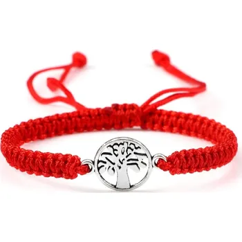 Náramek Červený ochranný náramek pro štěstí | náramek, šperk - Styl 4