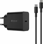 Deví síťová nabíječka Rocket Series PD Quick Charger 45W + Cable - Black