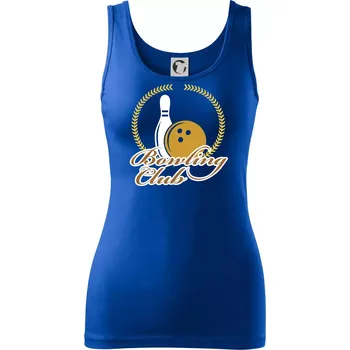 Dámské tričko Bowling cup věnec - Dámské tílko - 2XL ( Královská modrá )