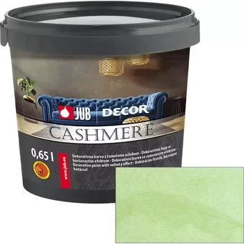 barva na zeď JUB Decor Cashmere 0,75L - Vnitřní dekorativní barva se sametovým efektem 527E