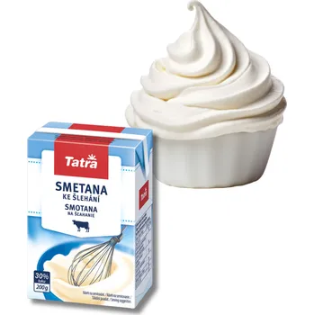 Přisada na vaření a pečení Smetana ke šlehání 30% na šlehání 200g