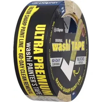 Malířská páska pro zanechávání ostrých hran ULTRA - PREMIUM - WASHI 38mm x 50m