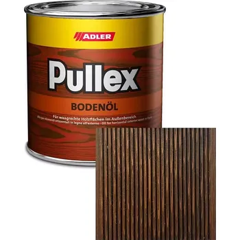 Olej na dřevo Adler Pullex Bodenöl - olej na dřevěné terasy - míchaný odstín Ebony 0,75L