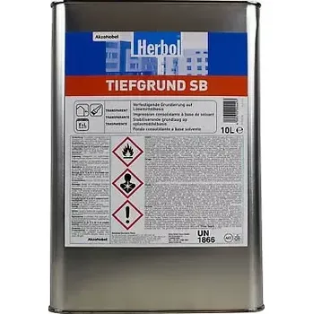 Penetrace Rozpouštědlová penetrace HERBOL Tiefgrund SB 10L