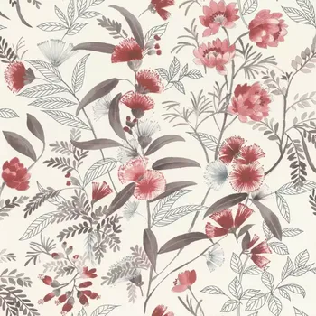 Tapeta Vliesová tapeta na zeď Rasch 869118, Symphony Béžová;Červená