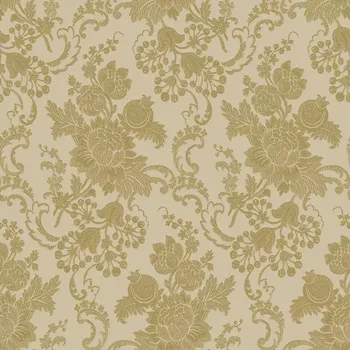 Tapeta Vliesová tapeta na zeď 23669, I Damashi Béžová;Zlatá