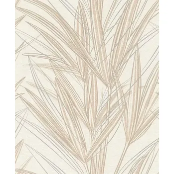 Tapeta Vliesová tapeta na zeď Rasch 654011, Welcome home Béžová;Bílá