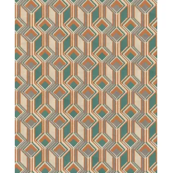 Tapeta Vliesová tapeta na zeď Rasch 746525, Indian style Béžová;Oranžová