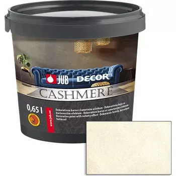 barva na zeď JUB Decor Cashmere 0,75L - Vnitřní dekorativní barva se sametovým efektem 528H