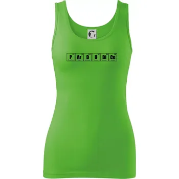 Dámské tričko Periodická tabulka Pardubice - Dámské tílko - S ( Apple Green )