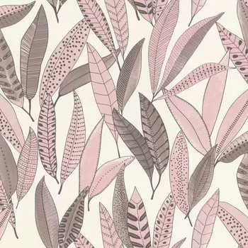 Tapeta Vliesová tapeta na zeď Rasch 865622, Symphony Béžová;Růžová