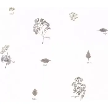 Tapeta Vliesová tapeta na zeď Caselio 100621000, kolekce BISTROT D´ALICE Béžová;Hnědá;Krémová