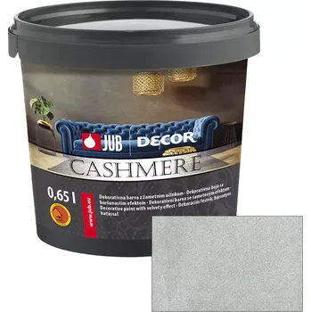 barva na zeď JUB Decor Cashmere 0,75L - Vnitřní dekorativní barva se sametovým efektem 518G