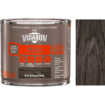 Olej na dřevo Vidaron mořidlo B12 Antracit šedý 0,75L