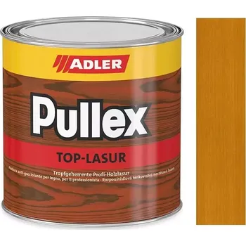barva a nátěr na dřevo Adler Pullex Top-Lasur - Profesionální univerzální lazura s lesklým povrchem - Dub (Eiche) 0,75L