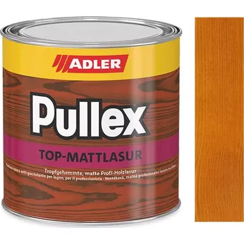 Lak na dřevo Adler Pullex Top-Mattlasur - Profesionální univerzální lazura s matným povrchem - Borovice (Kiefer) 0,75L