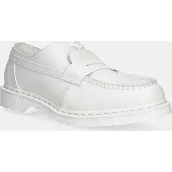 Dámské mokasíny Kožené mokasíny MM6 Maison Margiela x Dr. Martens, 43, bílá, 00X