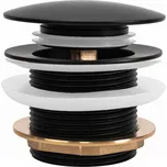 Univerzální vanová výpusť REA Click-Clack, černá