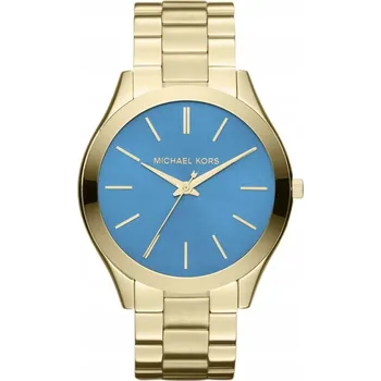 Michael Kors Dámské analogové hodinky Slim Runway zlatá One size