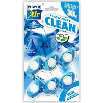 WC čistič POWER AIR Power Clean WC blok Blue Aquatic 2 ks