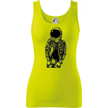 Dámské tričko Astronaut Punkster - Dámské tílko - L ( Limetková )