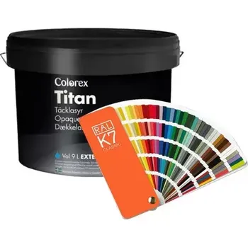 Olej na dřevo Vodou ředitelná barva na dřevo COLOREX Titan (dříve Solid) - Míchaný odstín 2,7L