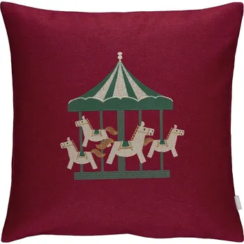 Povlak na dekorativní polštářek Sander Vlněný povlak na polštář Merry-go-round, 40 x 40 cm, red 825486-01