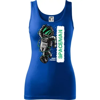 Dámské tričko Spaceman trouble - Dámské tílko - M ( Královská modrá )