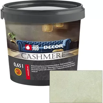 barva na zeď JUB Decor Cashmere 0,75L - Vnitřní dekorativní barva se sametovým efektem 521E