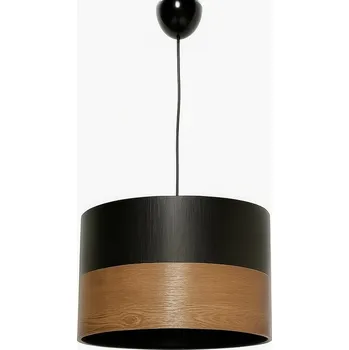 Závěsný lustr TM122 černá, hnědá