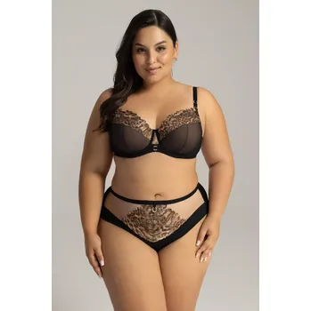 Dámské spodní prádlo Kalhotky Ava 2143 S-3XL elegantní černá M