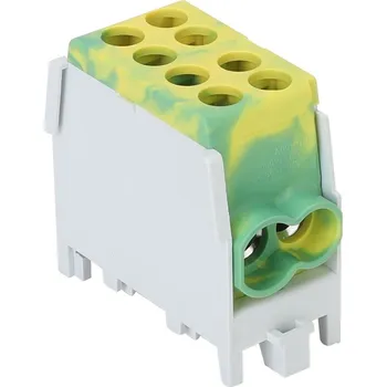 svorka FLECU-25-16-2ZS rozvodná odbočná svorka 2.5-25mm2 na DIN, zeleno-žlutá