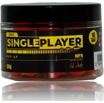 Krmivo pro hospodářské zvíře SINGLEPLAYER Pop-up Boilies NFS 50g 16mm SINGLEPLAYER Pop-up Boilies NFS 50g 16mm