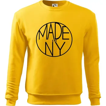 Pánská mikina Made in NY - Mikina Essential pánská - 3XL ( Žlutá )