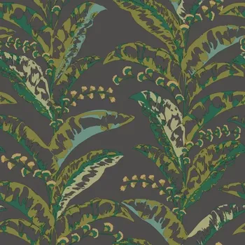 Tapeta Vliesová tapeta na zeď Caselio 102339752 ESCAPADE Černá;Zelená