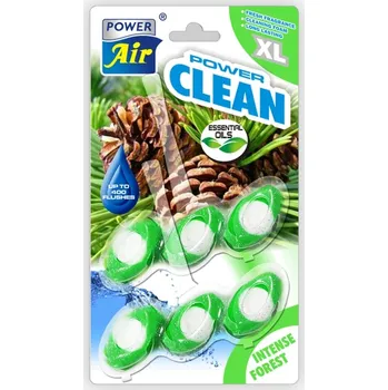 WC čistič POWER AIR Power Clean WC blok Intense Forest 2 ks