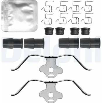Přislušenství brzdového systému Sada příslušenství obložení kotoučové brzdy DELPHI LX0830
