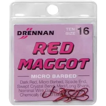 Rybářský háček DRENNAN Háčky Red Maggot vel.22 VÝPRODEJ