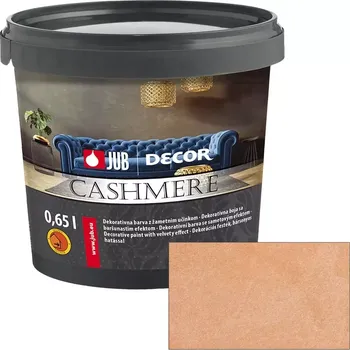 barva na zeď JUB Decor Cashmere 0,75L - Vnitřní dekorativní barva se sametovým efektem 525E