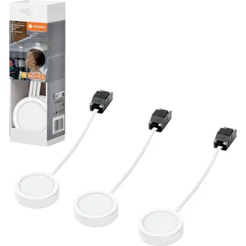 LEDVANCE Undercabinet Spot Puck 65mm 3 x 3W 830 White LED svítidlo zápustné 3.00 W teplá bílá bílá